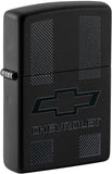 Zippo Chevrolet Logo Black Matte 49759