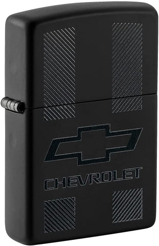 Zippo Chevrolet Logo Black Matte 49759