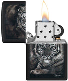 Zippo Spazuk Tiger Design Black Matte 49763