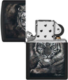 Zippo Spazuk Tiger Design Black Matte 49763