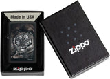 Zippo Spazuk Tiger Design Black Matte 49763