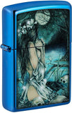 Zippo Victoria Frances High Polish Blue 49764
