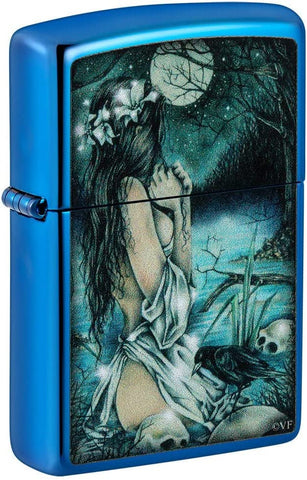 Zippo Victoria Frances High Polish Blue 49764