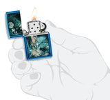 Zippo Victoria Frances High Polish Blue 49764