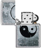 Zippo Yin Yang Design Street Chrome 49772