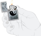 Zippo Yin Yang Design Street Chrome 49772