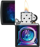 Zippo Astronaut Design Black Matte 49773