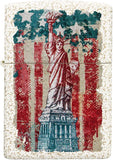 Zippo Statue of Liberty Design Mercury Glass 49782