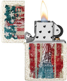 Zippo Statue of Liberty Design Mercury Glass 49782