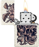 Zippo Skullshroom Design Mercury Glass 49786