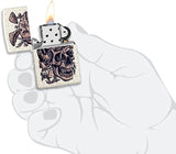 Zippo Skullshroom Design Mercury Glass 49786