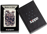 Zippo Skullshroom Design Mercury Glass 49786