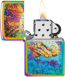 Zippo Psychedelic Brain Design Multi Color 49787