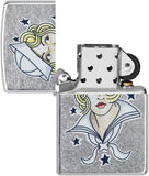 Zippo Sailor Girl Tattoo Design Street Chrome 49789