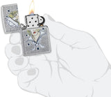 Zippo Sailor Girl Tattoo Design Street Chrome 49789