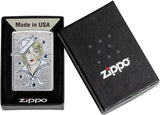 Zippo Sailor Girl Tattoo Design Street Chrome 49789