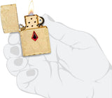 Zippo Lucky Cat Design Armor High Polish Brass 49802