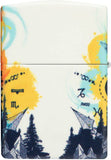 Zippo Compass Mountain Design 540 Color Glow in The Dark 49805