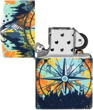 Zippo Compass Mountain Design 540 Color Glow in The Dark 49805