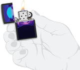 Zippo Sunset Black Light Design Black Matte 49809