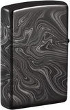Zippo Marble Pattern 360 Design High Polish Black 49812