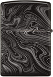 Zippo Marble Pattern 360 Design High Polish Black 49812