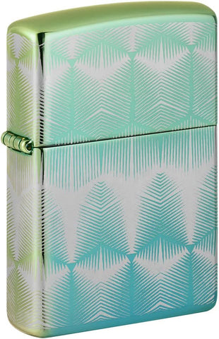 Zippo Pattern 360 Design High Polish Teal 49813