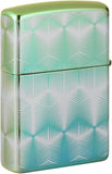 Zippo Pattern 360 Design High Polish Teal 49813