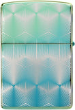 Zippo Pattern 360 Design High Polish Teal 49813