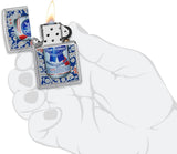 Zippo Pabst Blue Ribbon Can Street Chrome 49821