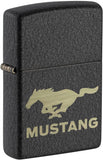 Zippo Ford Mustang Black Crackle 49827