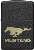 Zippo Ford Mustang Black Crackle 49827