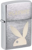 Zippo Playboy Rabbit Head Brushed Chrome 49831