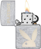 Zippo Playboy Rabbit Head Brushed Chrome 49831