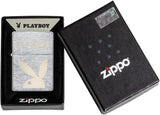 Zippo Playboy Rabbit Head Brushed Chrome 49831