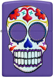 Zippo Suger Skull Design Purple Matte 49859