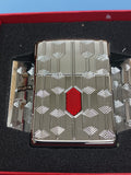 Zippo Stylish Pattern MultiCut Deep Carve High Polish Chrome Armor 49881