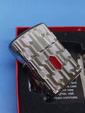 Zippo Stylish Pattern MultiCut Deep Carve High Polish Chrome Armor 49881