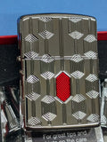 Zippo Stylish Pattern MultiCut Deep Carve High Polish Chrome Armor 49881