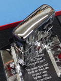 Zippo Stylish Pattern MultiCut Deep Carve High Polish Chrome Armor 49881