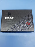 Zippo Geometric Design MultiCut Deep Carved Antique Silver Armor 49883