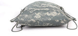 Tactical Heavy Duty Drawstring Backpack Army Military Sack (ACU 08059) in Digital Camouflage