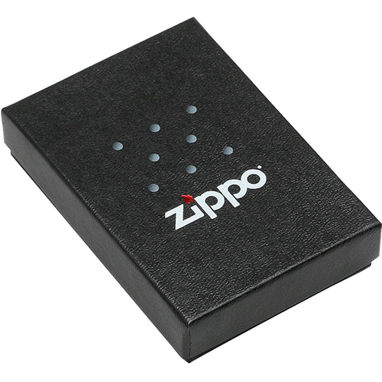 Zippo 6 Point Throwing Star Emblem Brushed Chrome 20334