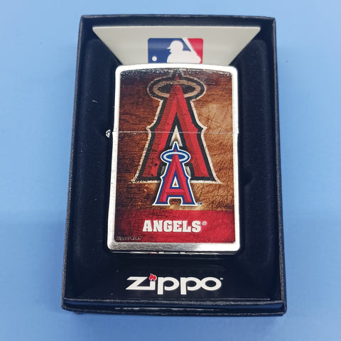 Zippo Mlb Angels Brushed Chrome 200-70902