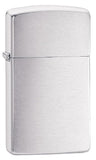 Zippo Slim Brushed Chrome 1600