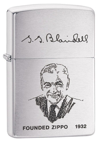Zippo Founder Brushed Chrome 200FL