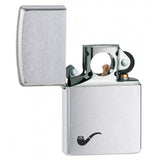 Zippo Pipe Lighter Brushed Chrome 200PL