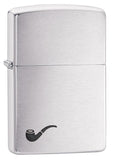 Zippo Pipe Lighter Brushed Chrome 200PL