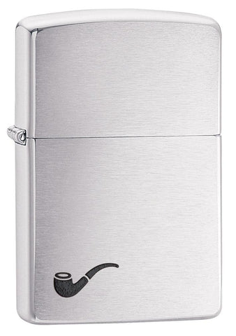 Zippo Pipe Lighter Brushed Chrome 200PL
