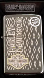 Zippo Harley Davidson Two Tone Laser & Logo 29659